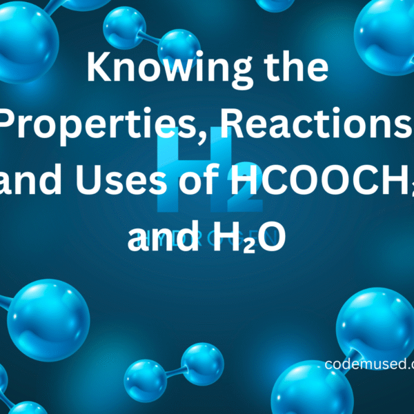 HCOOCH₂ and H₂O