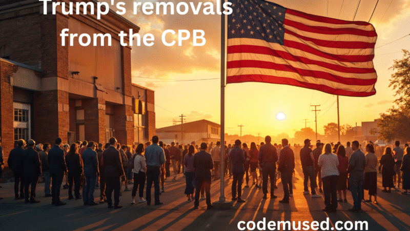 Trump's removals from the CPB