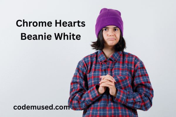 chrome hearts beanie white