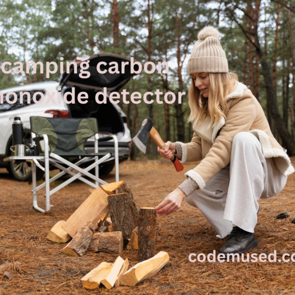 Going camping  A carbon monoxide detector